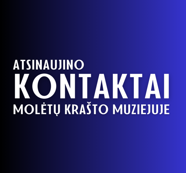 Keičiasi Molėtų krašto muziejaus skyrių naudojami el. paštai